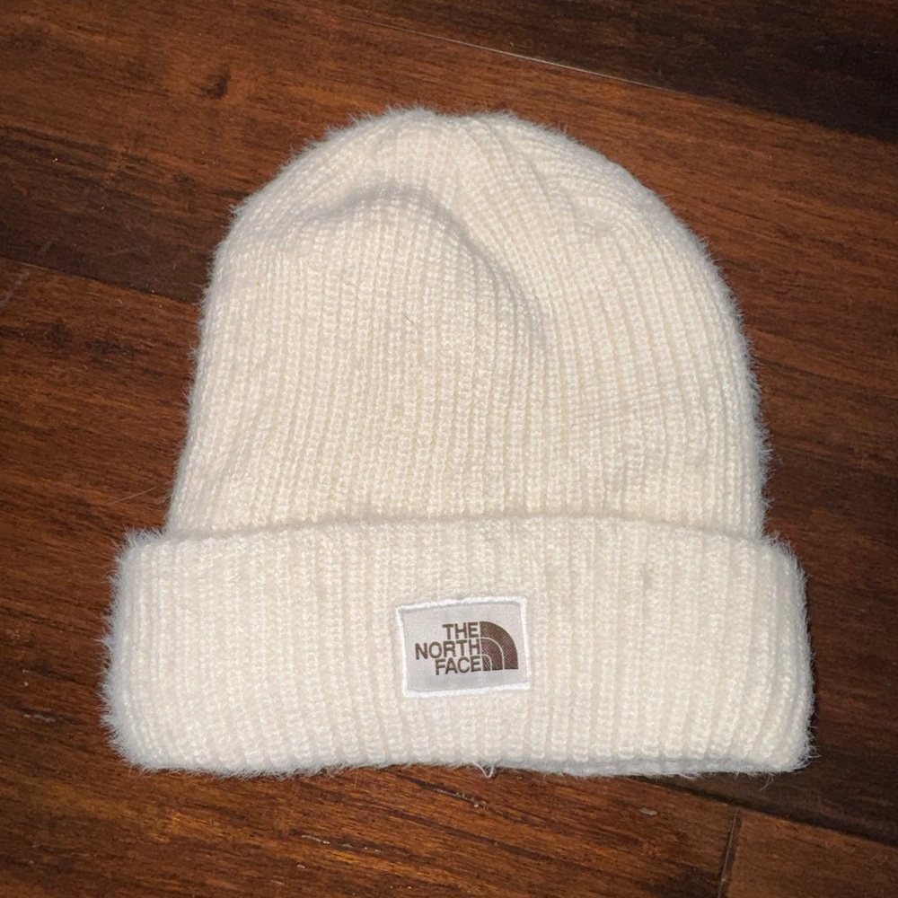 The North Face Cream Beanie